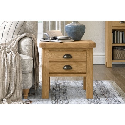 Normandy Chunky Country Oak Lamp Table Normandy Chunky Country Oak Lamp Table