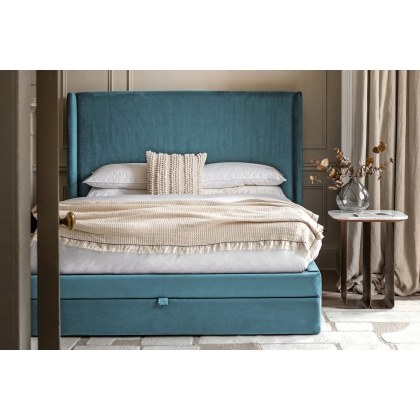 Gallery Direct Halstead Storage Bed Frame in Atlantic Blue Gallery Direct Halstead Storage Bed Frame in Atlantic Blue