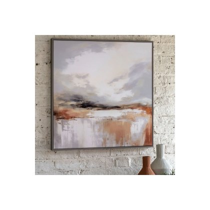 Gallery Direct Warm Horizon Framed Canvas
