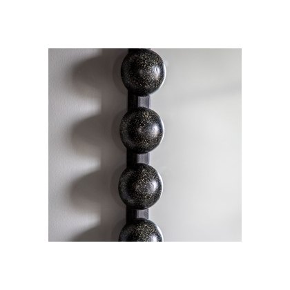 Gallery Direct Ceretti Mirror Black 600 x 50 x 900mm