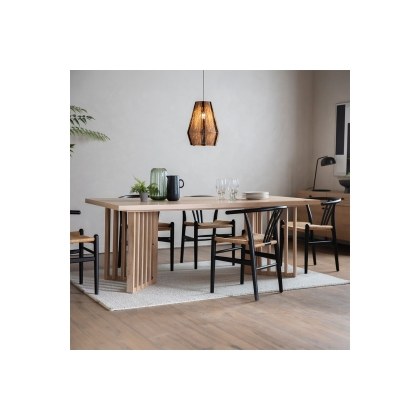 Gallery Direct Okayama Oak Large Dining Table