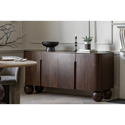 Gallery Direct Sculpt Mango Wood Large Sideboard