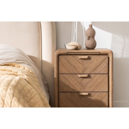 Atauro Reclaimed Wood Large Bedside Table