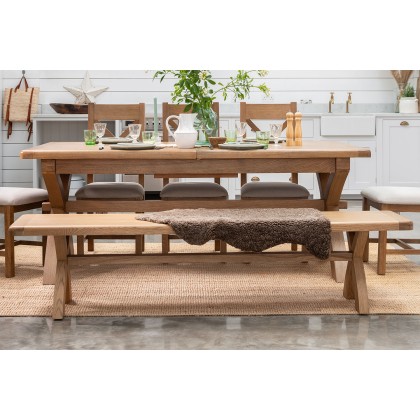 Tewkesbury Smoked Oak 200cm Dining Bench Tewkesbury Smoked Oak 200cm Dining Bench