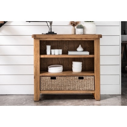 Tewkesbury Smoked Oak Small Bookcase Tewkesbury Smoked Oak Small Bookcase