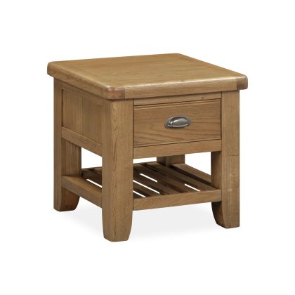 Tewkesbury Smoked Oak Lamp Table Tewkesbury Smoked Oak Lamp Table