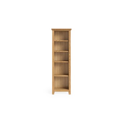 Salisbury Lite Oak Slim Bookcase