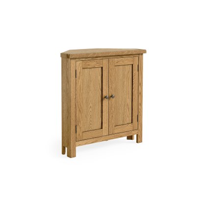 Salisbury Lite Oak Corner Cupboard