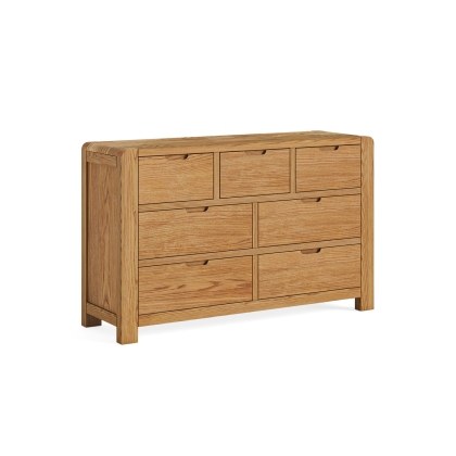 Bergen Oak 3 Over 4 Chest of Drawers