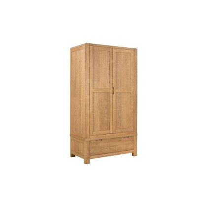 Bergen Oak Gents Wardrobe