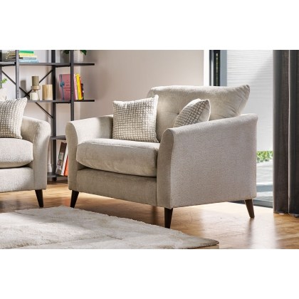 Milly Fabric Snuggler Love Chair