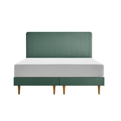 TEMPUR Form Spring Static Bed with Classic Box Headboard