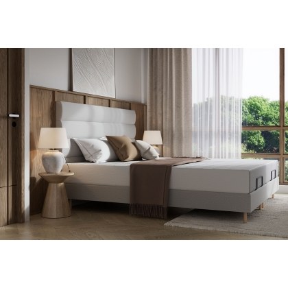 TEMPUR Form Spring Static Bed with Horizontal Headboard