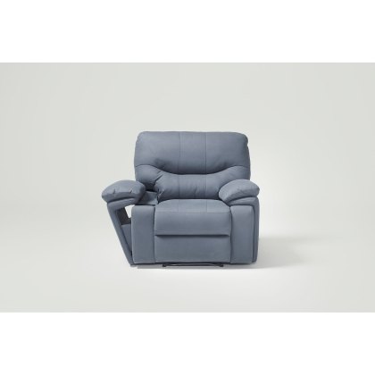 Quantum Cinematic Power Recliner Armchair with Headrest and iTable Arm Quantum Cinematic Power Recliner Armchair with Headrest and iTable Arm