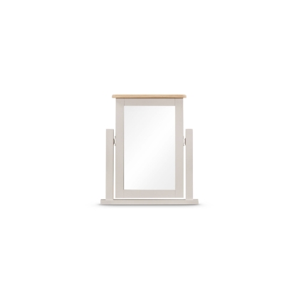 Windermere Painted Oyster Grey Oak Vanity Mirror
