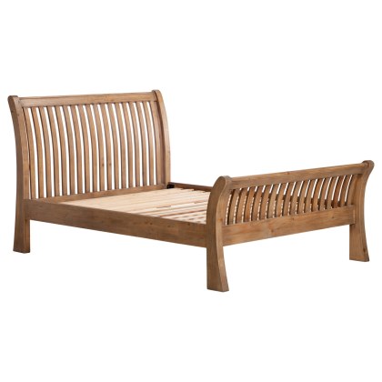 Bermuda Reclaimed Wood Slatted Bedframe