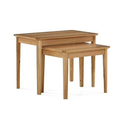 Bath Oak Nest of Tables