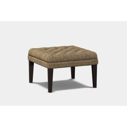 Tetrad Mackenzie Harris Tweed Buttoned Stool Tetrad Mackenzie Harris Tweed Buttoned Stool
