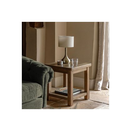 Gallery Direct Hardwick Smoked Oak Side Table