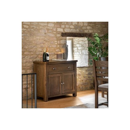 Gallery Direct Hardwick Smoked Oak Small Sideboard