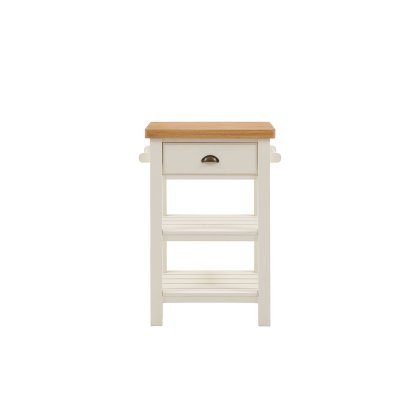 Gallery Direct Eton Painted White Butchers Block