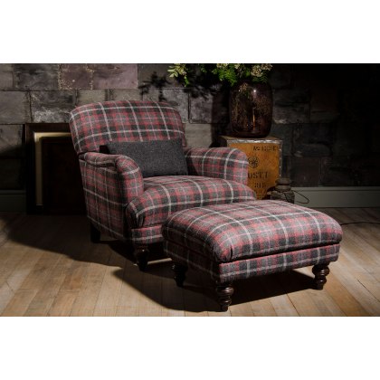 Tetrad Braemar Harris Tweed Stool Tetrad Braemar Harris Tweed Stool