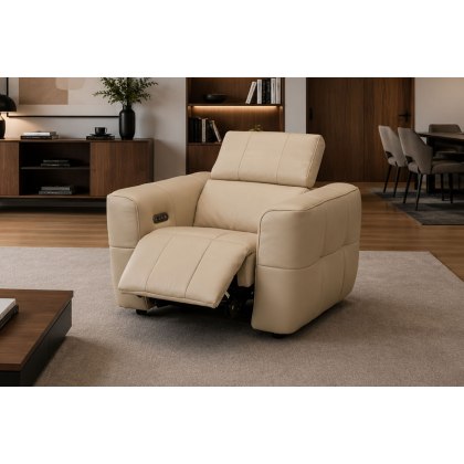 Monaco Arm Chair with Power Recliner and Headrest Monaco Arm Chair with Power Recliner and Headrest