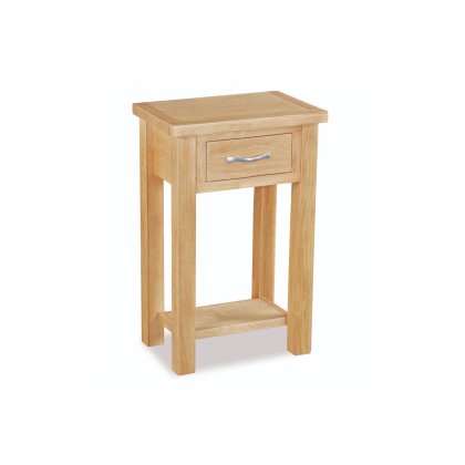 New Trinity Natural Oak Telephone Table