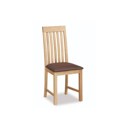New Trinity Natural Oak Dining Chair (PAIR)