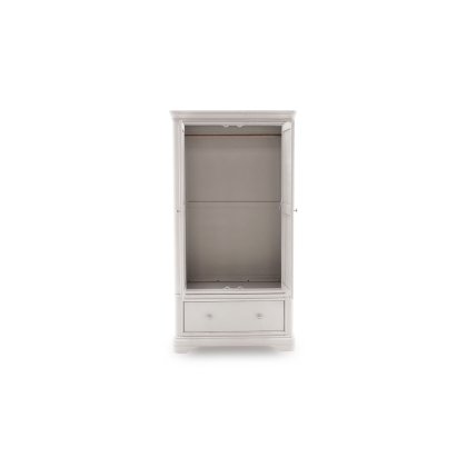 Mabel Wooden 2 Door Wardrobe in Painted Taupe Finish