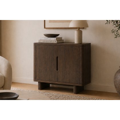 California Dark Oak Shoe Storage