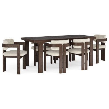 California Dark Oak Large Extending Dining Table California Dark Oak Large Extending Dining Table