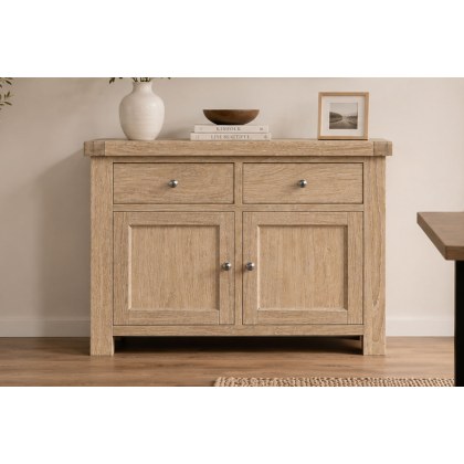 Normandy White Wash Small Sideboard