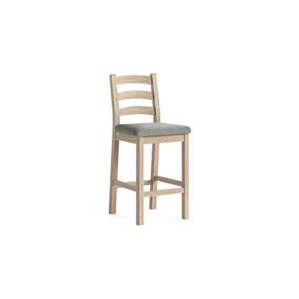 Normandy White Wash Bar Stool Normandy White Wash Bar Stool