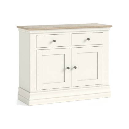 Provence Painted Off-White Oak Small Sideboard Provence Painted Off-White Oak Small Sideboard