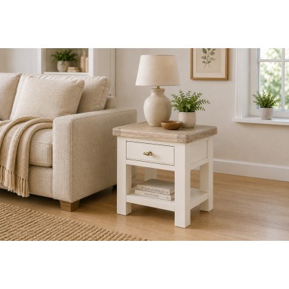 Windsor Country Oak Painted Lamp Table Windsor Country Oak Painted Lamp Table