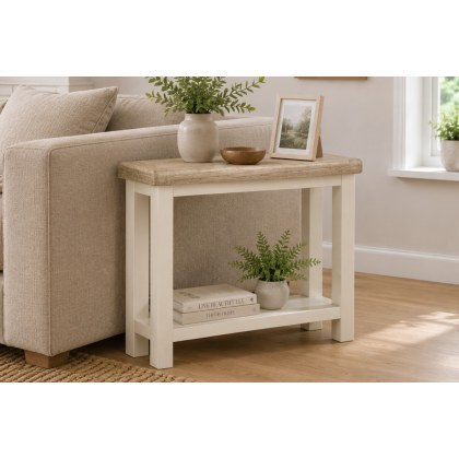 Windsor Country Oak Painted Sofa Side Table Windsor Country Oak Painted Sofa Side Table