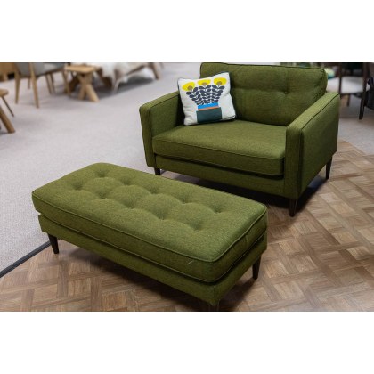Ex-Display Liskeard - Orla Kiely Ebben Cuddler Chair + Stool