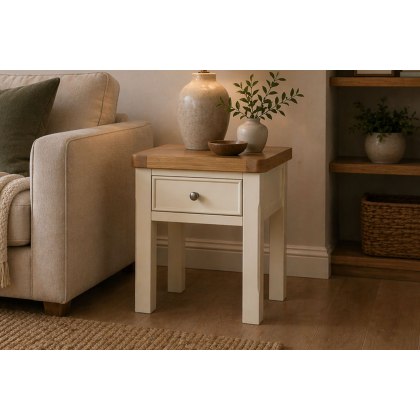 Burford Painted Oak Lamp Table Burford Painted Oak Lamp Table