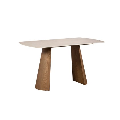 Lusso Ash 135cm Dining Table with Sintered Stone Top