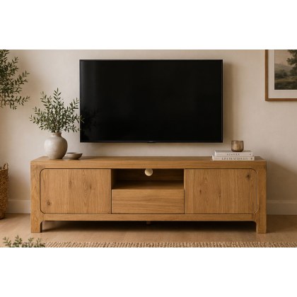 Wyatt Reclaimed Oak TV Unit Wyatt Reclaimed Oak TV Unit