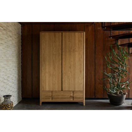 G Plan Maddison Oak Double Wardrobe