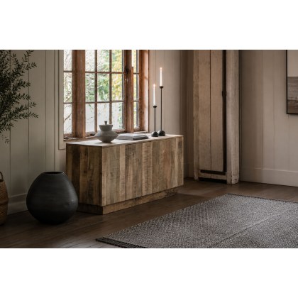 Gallery Direct Iowa 4 Door Sideboard Natural 1700x450x700mm