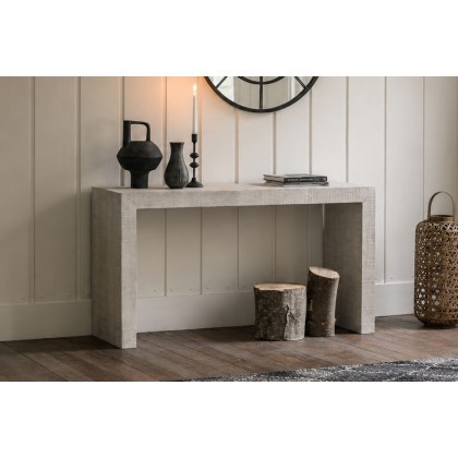 Gallery Direct Iowa Console Whitewash 1400x360x800mm