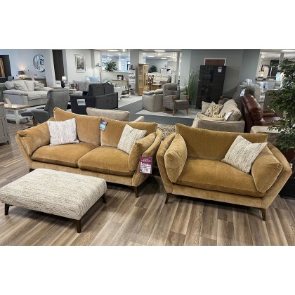 Ex-Display Redruth - Elton 3 Seater Sofa + Chair + Stool