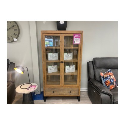 Ex-Display St Austell - Nixon Reclaimed Wood Display Cabinet