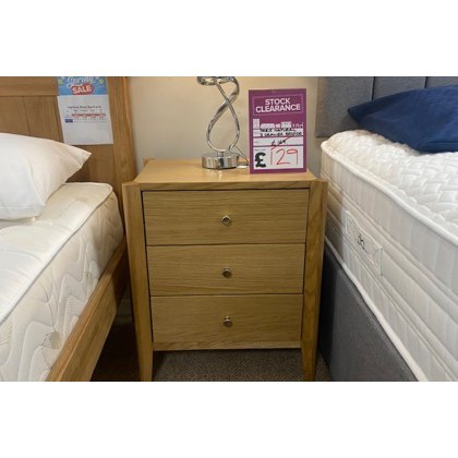 Ex-Display St Austell - Paris Oak Natural Bedside Table Ex-Display St Austell - Paris Oak Natural Bedside Table