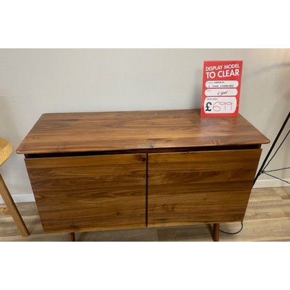 Ex-Display St Austell - Gallery Direct Madrid Walnut Small Sideboard