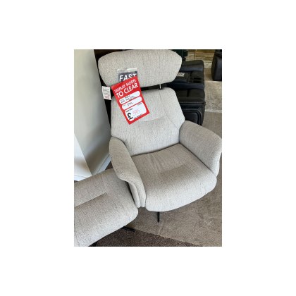 Murcia Swivel Recliner Chair & Footstool in Desert Sand Murcia Swivel Recliner Chair & Footstool in Desert Sand