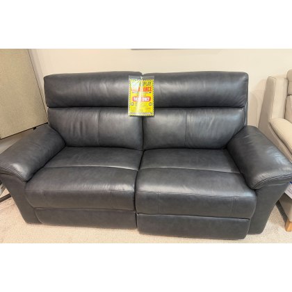 Ex-Display Truro - La-Z-Boy Dixie Leather 3 Seater Power Recliner Sofa